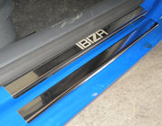 Seat Ibiza 2002-2009 гг. Накладки на Пороги Nataniko (8 шт., Нержавейка) Premium - лента 3M, 0.8 мм фото 1