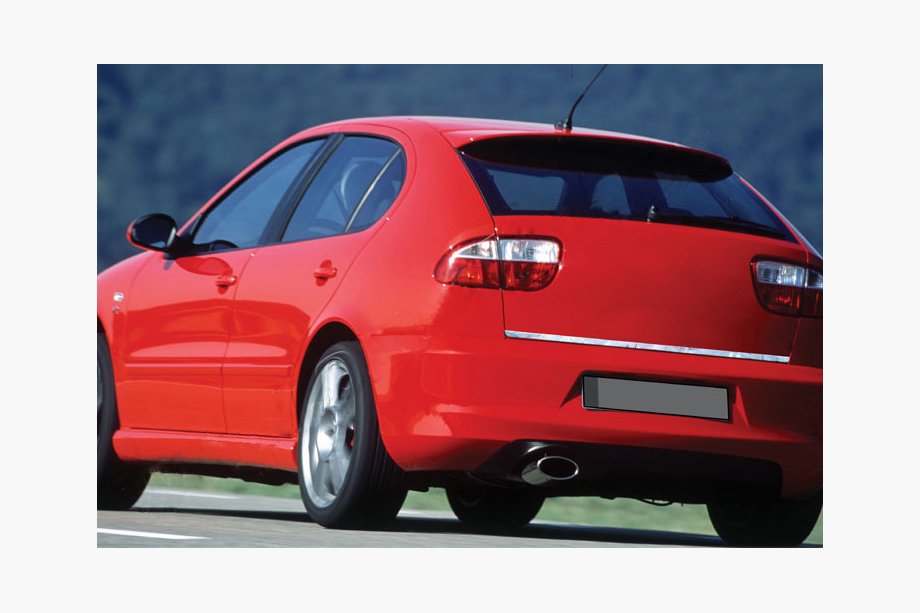 Seat Leon 2005-2012 гг. Накладка на багажник нержавейка Image