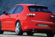 Seat Leon 2005-2012 гг. Накладка на багажник нержавейка фото 1