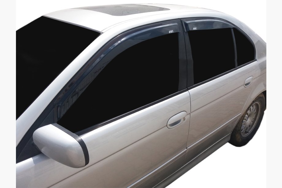 Skoda Octavia II A5 2010-2013 гг. Ветровики LiftBack (2 шт, Perflex) Image