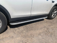 Land Rover Discovery Sport 2014- гг. Боковые Подножки Tayga Grey (2 шт., Алюминий) фото 1