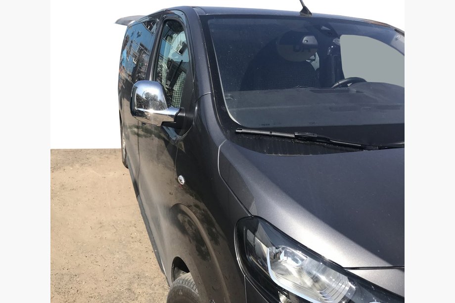 Citroen SpaceTourer 2016- гг. Накладки на Зеркала (2 шт., пластик) Image