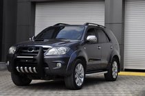 Toyota Fortuner 2006-2015 гг. Боковые Подножки King (2 шт., Алюминий) фото 3
