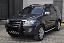 Toyota Fortuner 2006-2015 гг. Боковые Подножки King (2 шт., Алюминий) фото 4