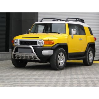 Кенгурятник WT003 (нержавейка) Toyota FJ Cruiser 2006-2022 гг. фото 2