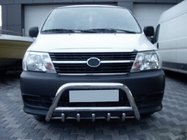 Toyota HiAce Кенгурятник WT003 (нержавейка) фото 5