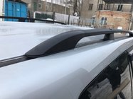 Toyota Land Cruiser Prado 120 2002-2009 гг. Рейлинги Черные Турецкие Пластиковые ножки фото 2