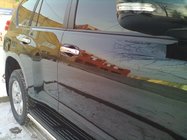 Toyota Land Cruiser Prado 150 2009-2023 гг. Хромированные Накладки на Ручки (4 шт., Нержавейка) фото 3