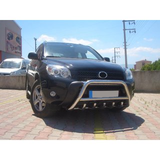 Кенгурятник WT003 (нержавейка) Toyota Rav 4 2006-2013 гг. фото 4
