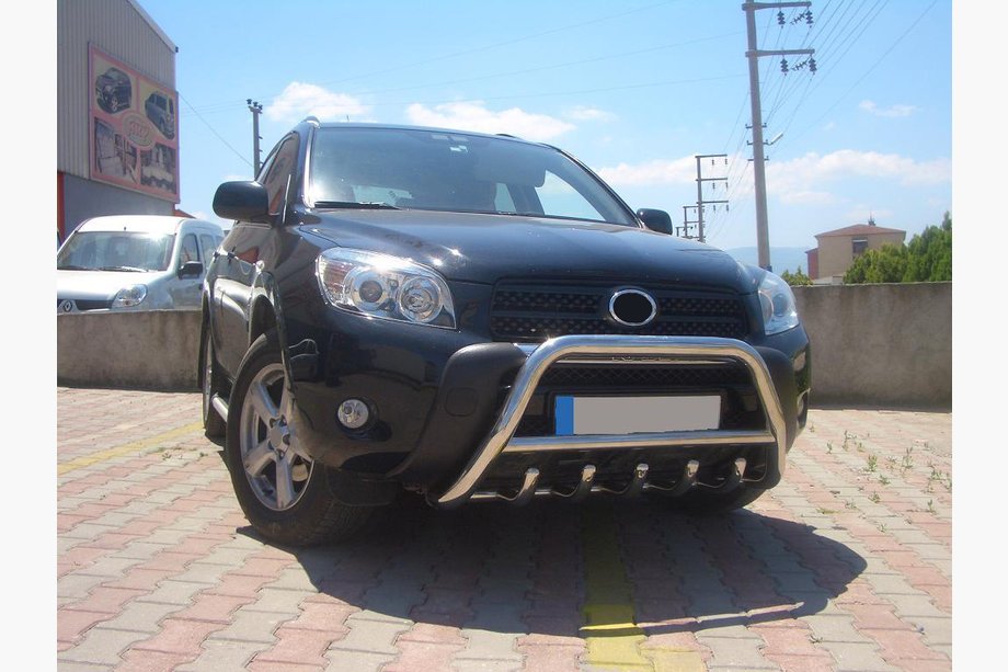 Toyota Rav 4 2006-2013 гг. Кенгурятник WT003 (нержавейка) Фото 4