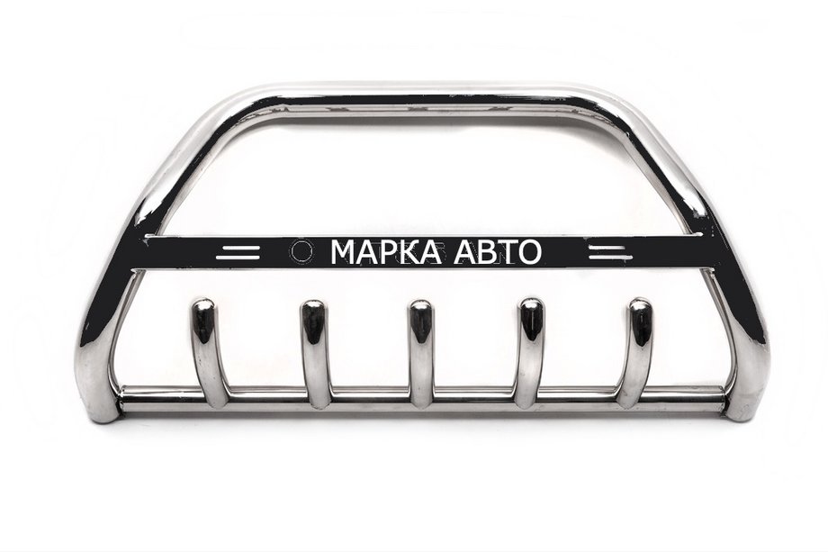 Toyota Land Cruiser 90 Prado 1996-2002 гг. Кенгурятник WT004 Нержавейка Image