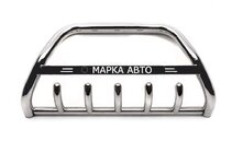 Toyota Land Cruiser 90 Prado 1996-2002 гг. Кенгурятник WT004 Нержавейка фото 1