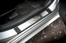 Mitsubishi Lancer X 2008- гг. Накладки на пороги нержавейка Omsa 4 шт фото 2
