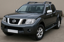 Nissan Navara 2006-2015 гг. Накладки на Зеркала (2 шт, Нержавейка) Без повторителя поворота фото 3