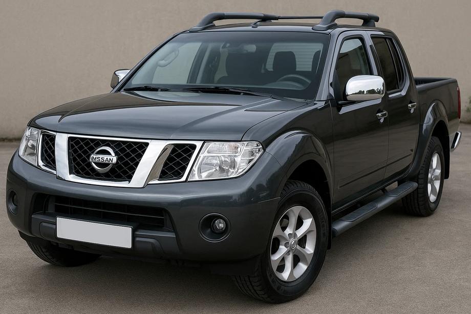 Nissan Navara 2006-2015 гг. Накладки на Зеркала (2 шт, Нержавейка) Без повторителя поворота Фото 3