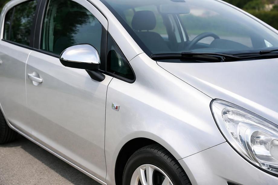 Opel Corsa D 2007-2014 гг. Накладки на Зеркала (2 шт., Нержавейка) Фото 1