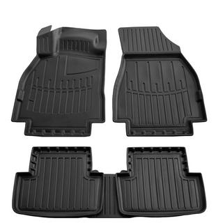 Коврики резиновые Stingray 3D (5 шт, полиуретан) Renault Megane II 2004-2009 гг.