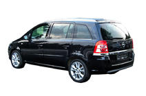 Opel Zafira B 2005–2011 гг. Наружная окантовка стекол (8 шт., нержавейка) OmsaLine - Итальянская Нержавейка фото 1