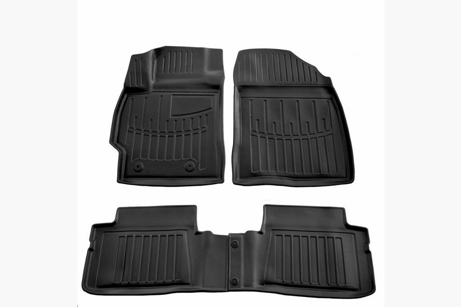 Toyota Corolla 2007-2013 гг. Коврики резиновые Stingray 3D (4 шт, полиуретан) Image