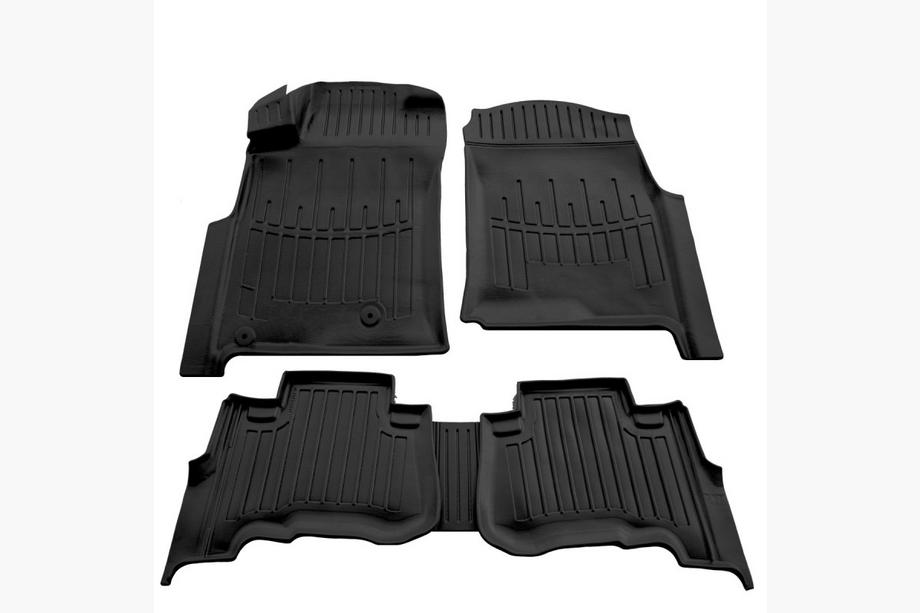 Lexus GX470 2002-2009 гг. Коврики резиновые Stingray 3D (5 шт, полиуретан) Image