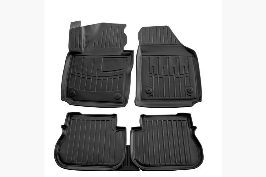 Volkswagen Caddy 2004-2010 гг. Коврики Резиновые Stingray 3D (4 двери) (5 шт, полиуретан) Image
