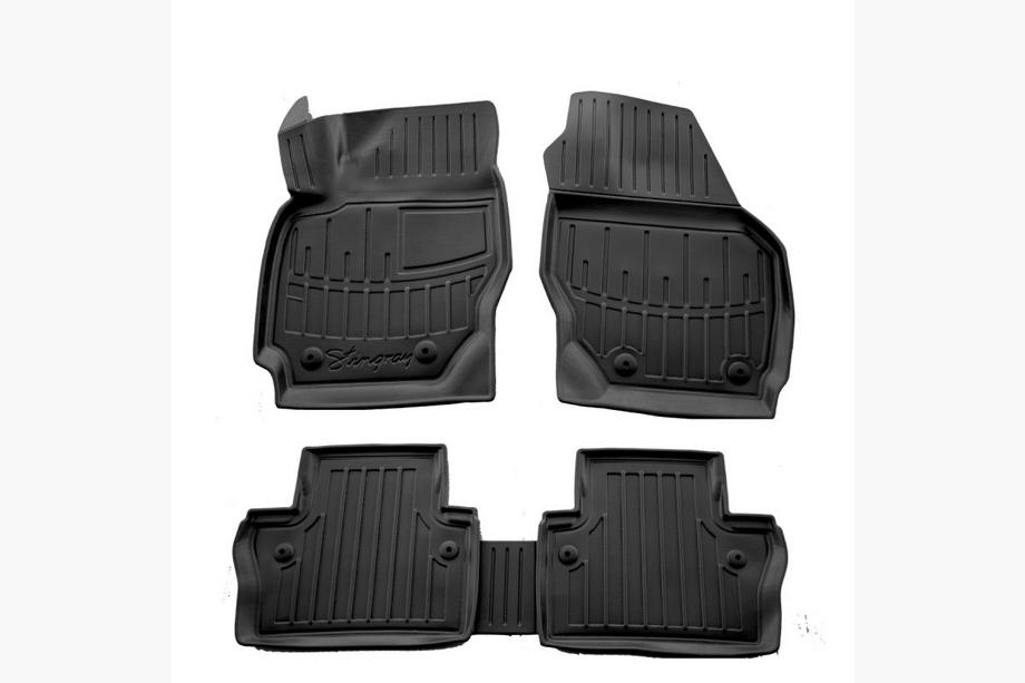Volvo XC70 2007-2013 гг. Коврики резиновые Stingray 3D (5 шт, полиуретан) Image