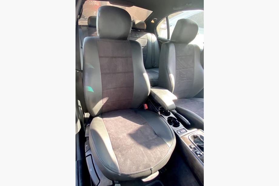 BMW 3 серия E46 1998-2006 гг. Авточехлы экокожа+ткань+алькантара Antara A001 (полный салон) Фото 3