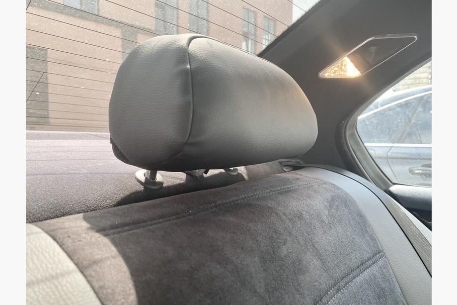 BMW 3 серия E46 1998-2006 гг. Авточехлы экокожа+ткань+алькантара Antara A001 (полный салон) Фото 5