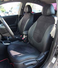 Hyundai Accent 2011-2017 гг. Авточехлы экокожа+ткань+алькантара Antara A001 (полный салон) фото 8