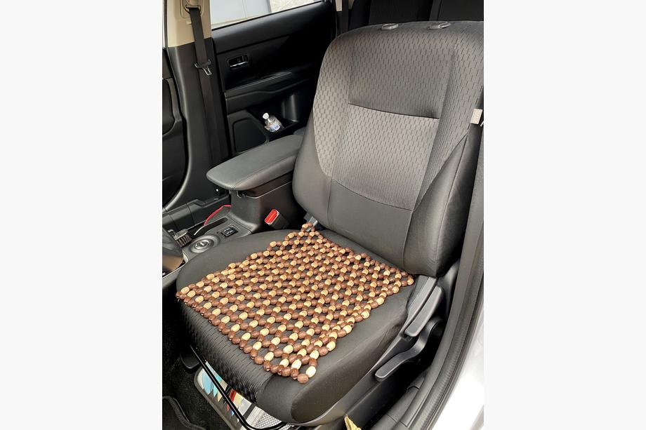 Mitsubishi Outlander 2012-2021 гг. Авточехлы экокожа+ткань+алькантара Antara A001 (полный салон) Фото 5