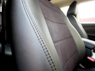 Nissan Qashqai 2014-2021 гг. Авточехлы экокожа+ткань+алькантара Antara A001 (полный салон) фото 20