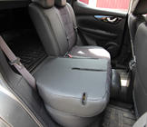 Nissan Qashqai 2014-2021 гг. Авточехлы экокожа+ткань+алькантара Antara A001 (полный салон) фото 4