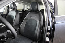 Audi A4 B8 2007-2015 гг. Авточехлы экокожа+ткань+алькантара Antara A001 (полный салон) фото 6