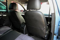 Skoda Octavia II A5 2006-2010 гг. Авточехлы экокожа+ткань+алькантара Antara A001 (полный салон) фото 13