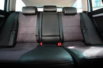 Skoda Octavia II A5 2006-2010 гг. Авточехлы экокожа+ткань+алькантара Antara A001 (полный салон) фото 3