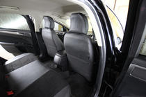 Ford Fusion 2012-2020 гг. Авточехлы экокожа+ткань+алькантара Antara A001 (полный салон) фото 9