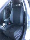 Hyundai Elantra (AD) 2015-2020 гг. Авточехлы экокожа+ткань+алькантара Antara A001 (полный салон) фото 1