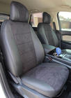 Ford Edge 2014-2024 гг. Авточехлы экокожа+ткань+алькантара Antara A001 (полный салон) фото 1