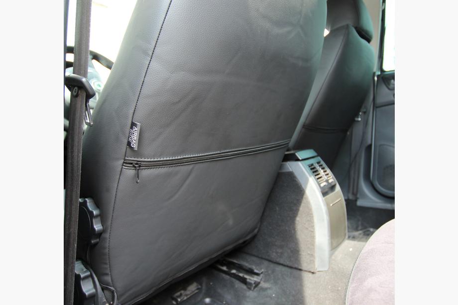 Skoda Octavia II A5 2010-2013 гг. Авточехлы экокожа+ткань+алькантара Antara A001 (полный салон) Фото 3