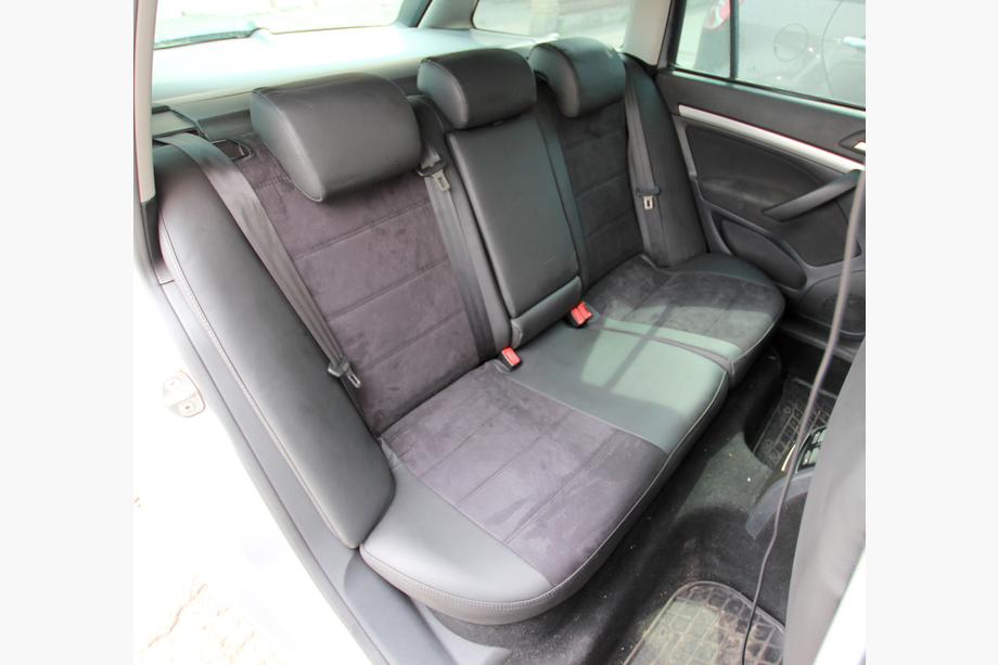 Skoda Octavia II A5 2010-2013 гг. Авточехлы экокожа+ткань+алькантара Antara A001 (полный салон) Фото 11