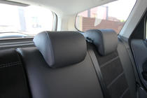 Ford Focus III 2011-2017 гг. Авточехлы экокожа+ткань+Алькантара Antara A001g (полный салон) фото 6