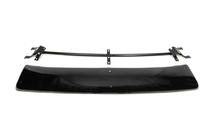 Isuzu D-Max 2011-2019 гг. Козырек на лобовое стекло на раме V1 (черный глянец, 5мм) фото 3