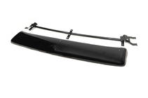 Isuzu D-Max 2011-2019 гг. Козырек на лобовое стекло на раме V1 (черный глянец, 5мм) фото 2