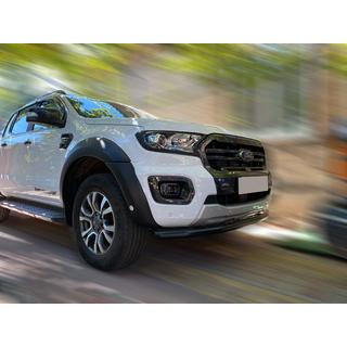 Передняя защита Texas для 2015+ (76мм, черный) Ford Ranger 2011–2022 гг. фото 1