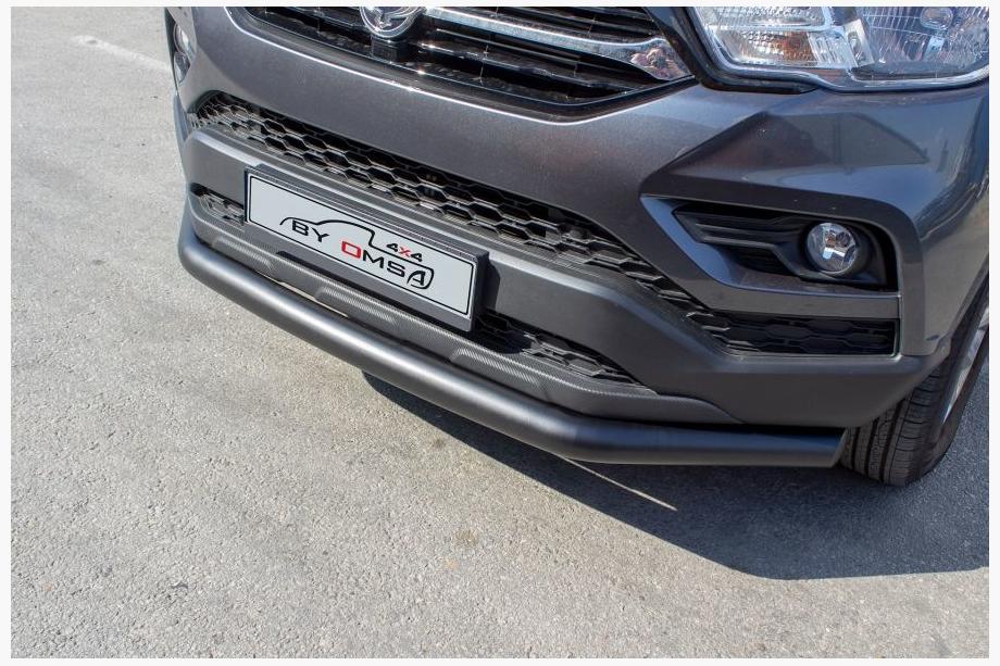 SsangYong Musso II 2018– гг. Передняя защита Texas (76мм, черный) Image