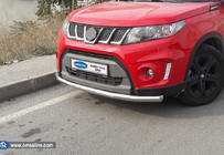 Suzuki Vitara 2015- гг. Передняя защита Texas (60мм, нержавейка) фото 1