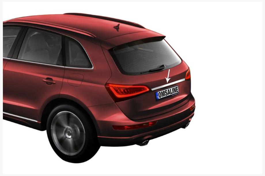 Audi Q5 2017-2025 гг. Хромированная накладка над номером (нержавейка) Image