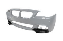BMW 5 серия F10/F11 2010–2016 гг. Накладка на передний бампер DPT Flap (для M-Performance, Черный Глянец) фото 9