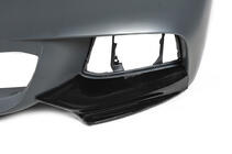BMW 5 серия F10/F11 2010–2016 гг. Накладка на передний бампер DPT Flap (для M-Performance, Черный Глянец) фото 16