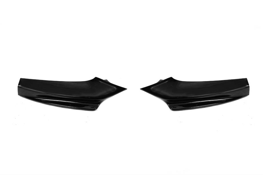 BMW 5 серия F10/F11 2010–2016 гг. Накладка на передний бампер DPT Flap (для M-Performance, Черный Глянец) Фото 4